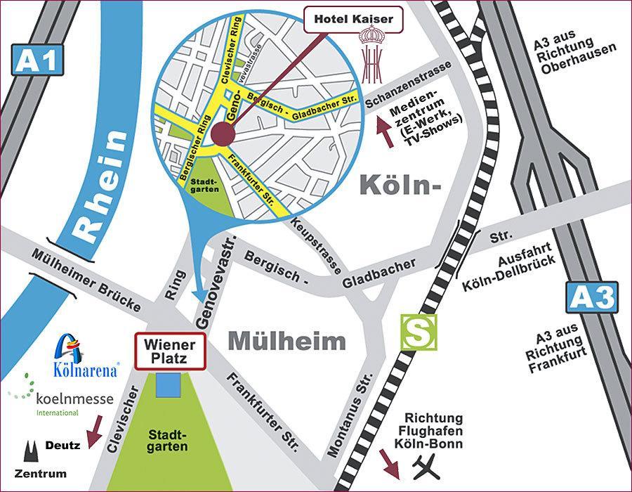 Kaiser Am Wiener Platz 3* Köln